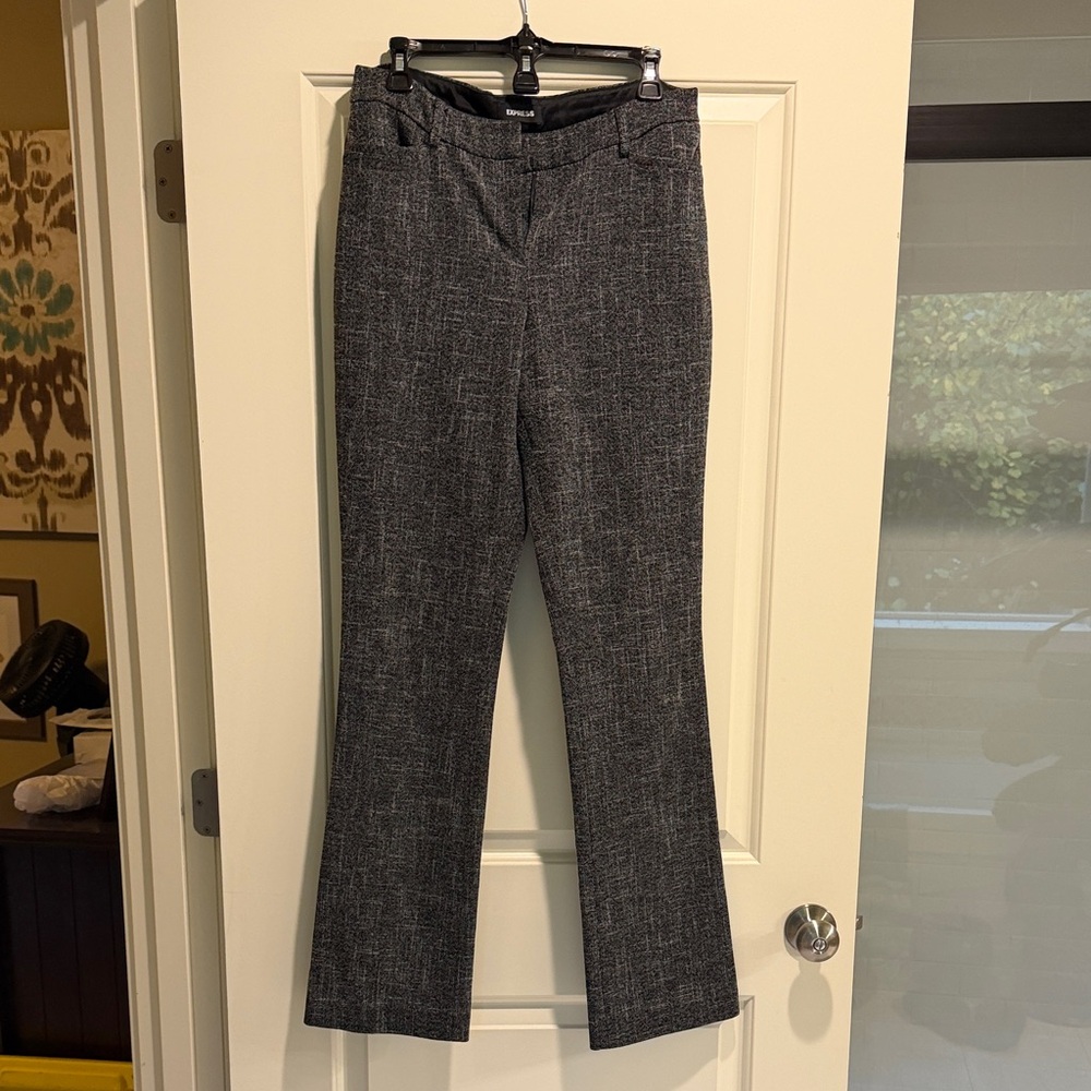 Express Charcoal Tweed Trousers